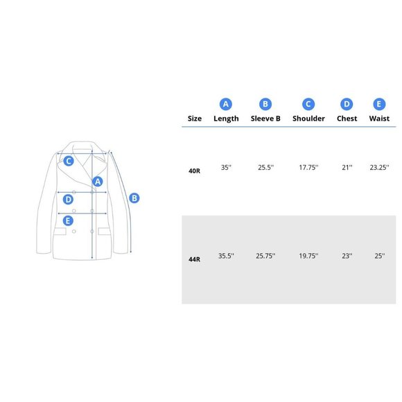 New $695 Jack Victor Jenson Mens 40R Dark Blue Flannel Wool Notch Top Over Coat - Picture 3 of 8